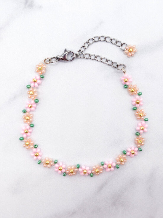 Rosy Meadow Bracelet